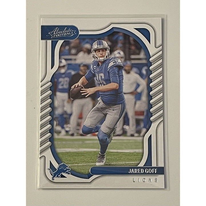 2022 Absolute Football Jared Goff NFL Detroit Lions Football Card #41 - Detroit
