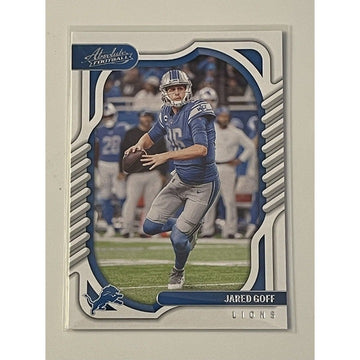 2022 Absolute Football Jared Goff NFL Detroit Lions Football Card #41 - Detroit