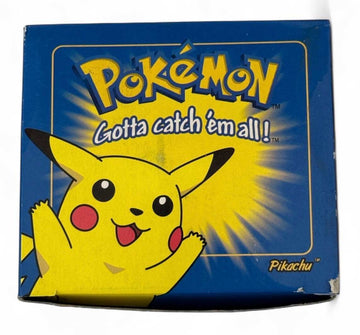 Sealed vintage 1999 Pokémon Pikachu 23K gold-plated Burger King promo card packaging