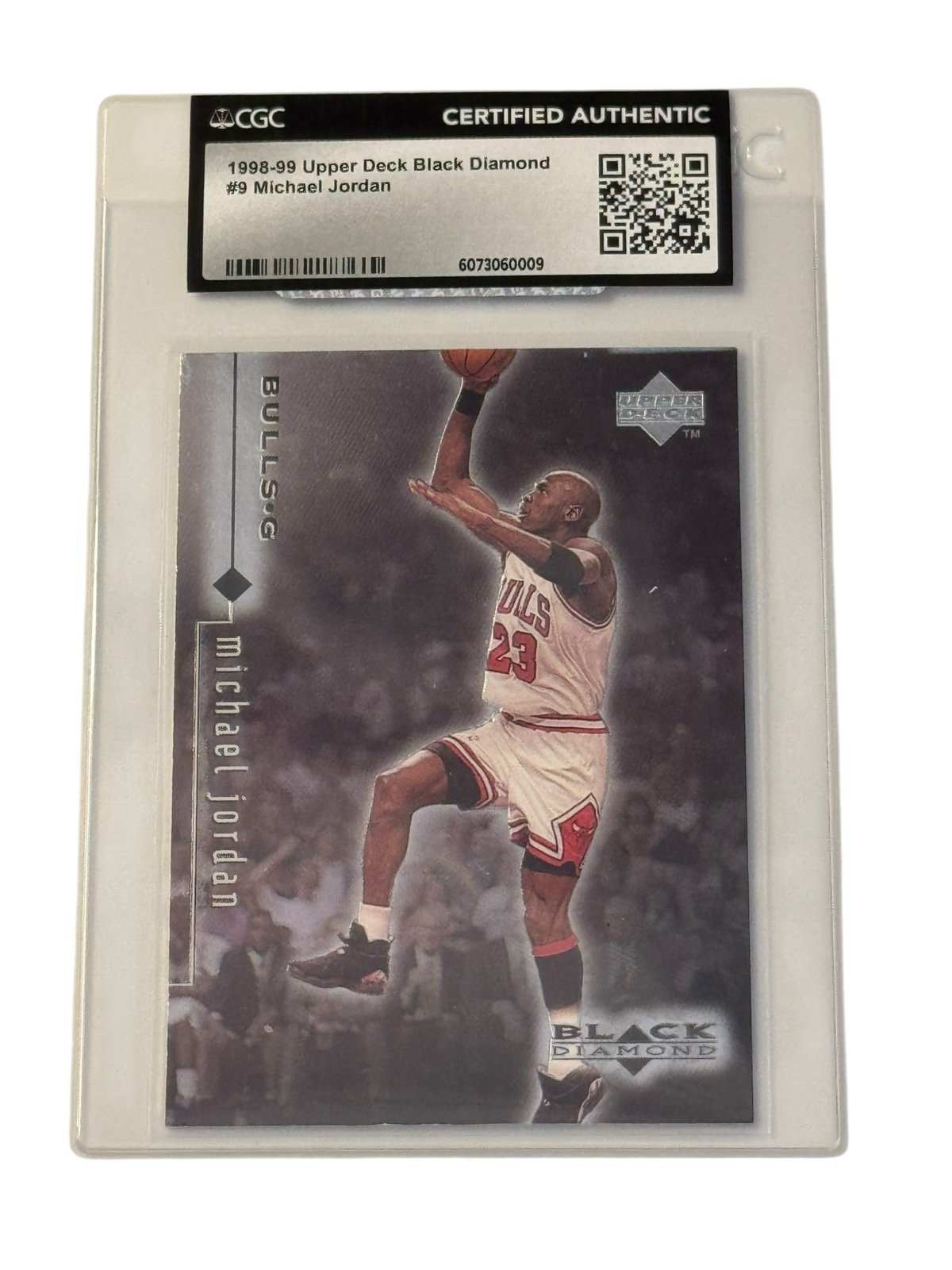 1998-99 Upper Deck Black Diamond Michael Jordan basketball card CGC certified authentic