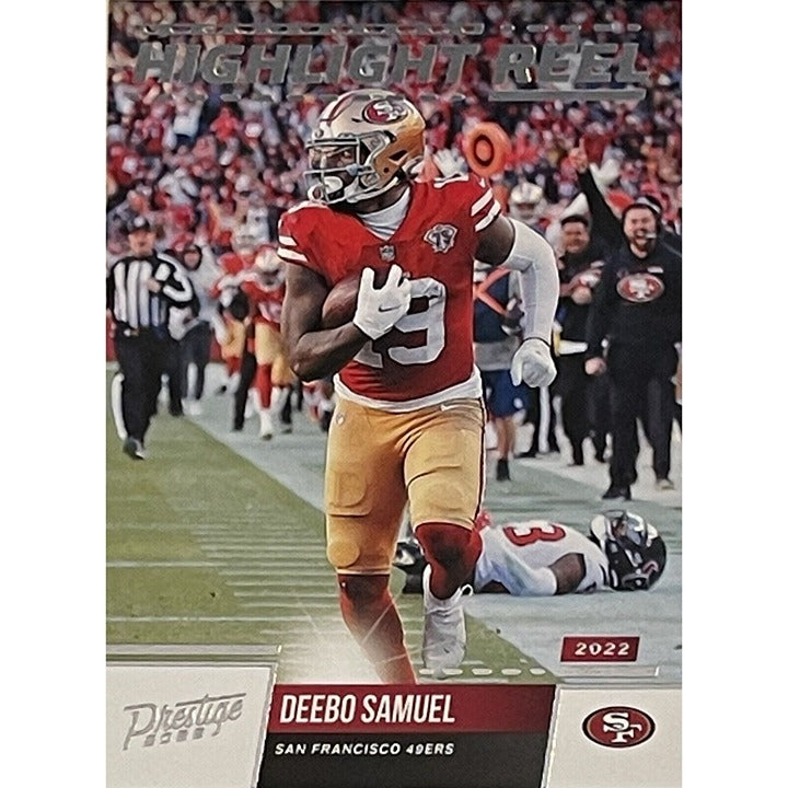 2022 Panini Prestige Deebo Samuel* CARD #HR-7 Highlight Reel - NFL NFC SF 49ers