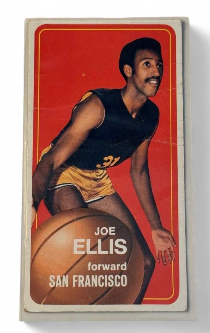 1970-71Topps JoeEllis Tallboy VintageBasketball Card 28NBASanFrancisco 1970-71Topps JoeEllis Tallboy VintageBasketball Card