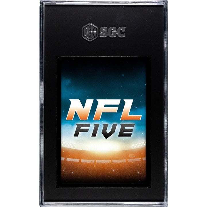 2021 Panini NFL Five Derrick Henry Balanced Approach Swirl-o-Rama graded SGC 10 football trading card