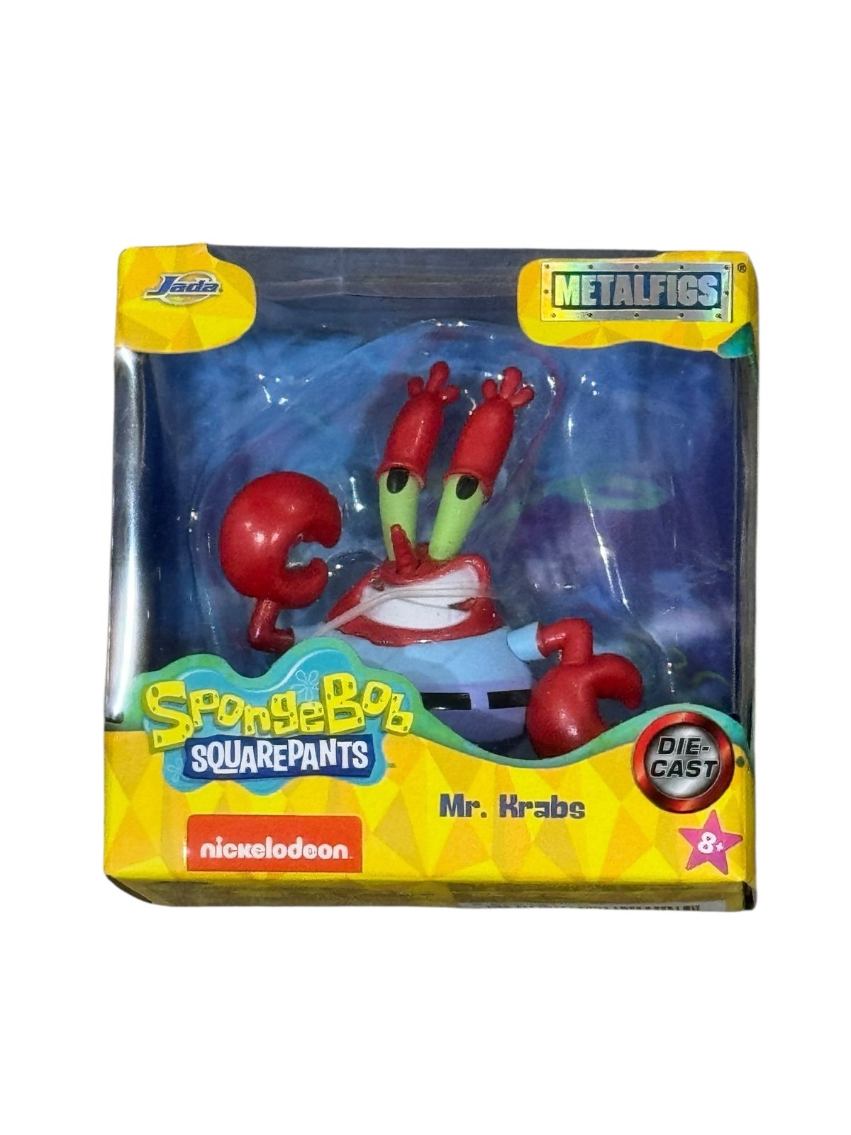 Jada Metalfigs SpongeBob Mr Krabs die-cast figure in original window box