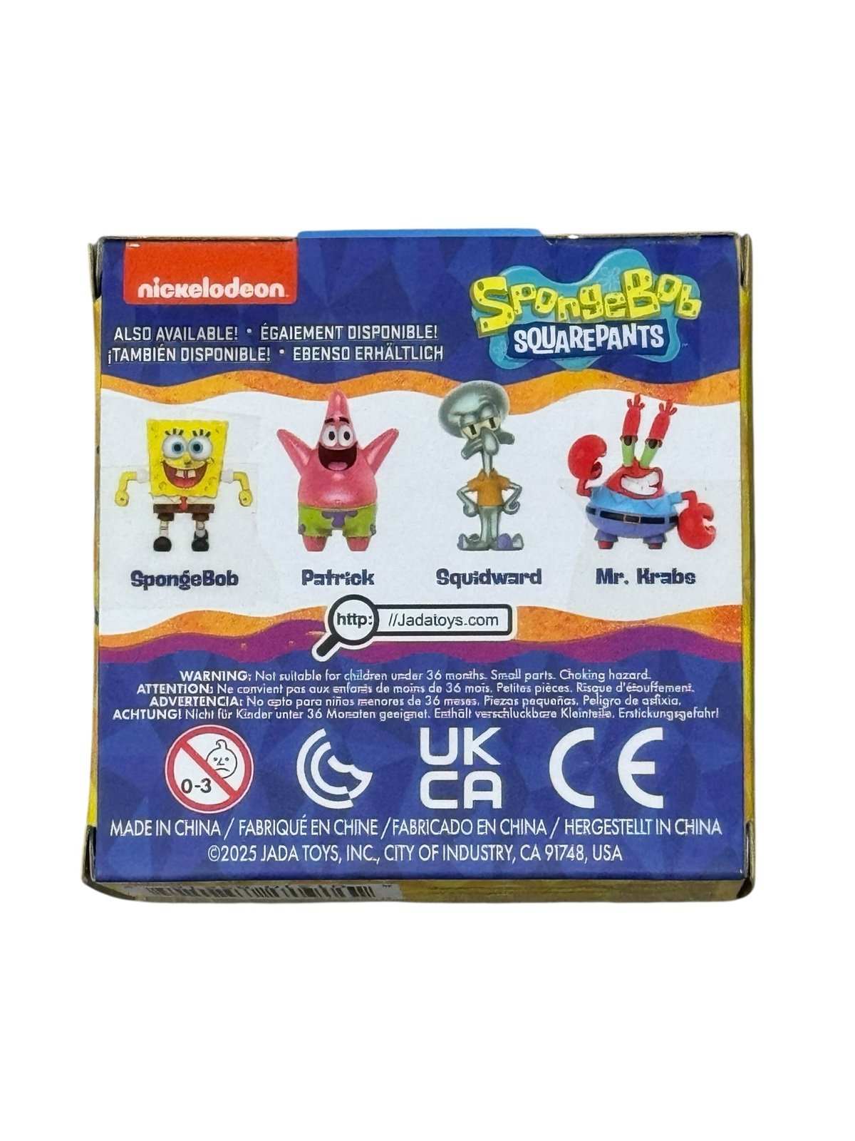 Jada Metalfigs SpongeBob Mr Krabs die-cast figure in original Nickelodeon packaging