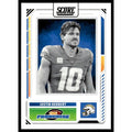 2025 Panini Score Justin Herbert NFL football card number 18 near mint condition San Diego Chargers
