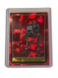 Star Wars Return Of The Jedi 40th Anniversary Chewbacca Triumphant Red Parallel Card featuring AT-ST walker on Endor