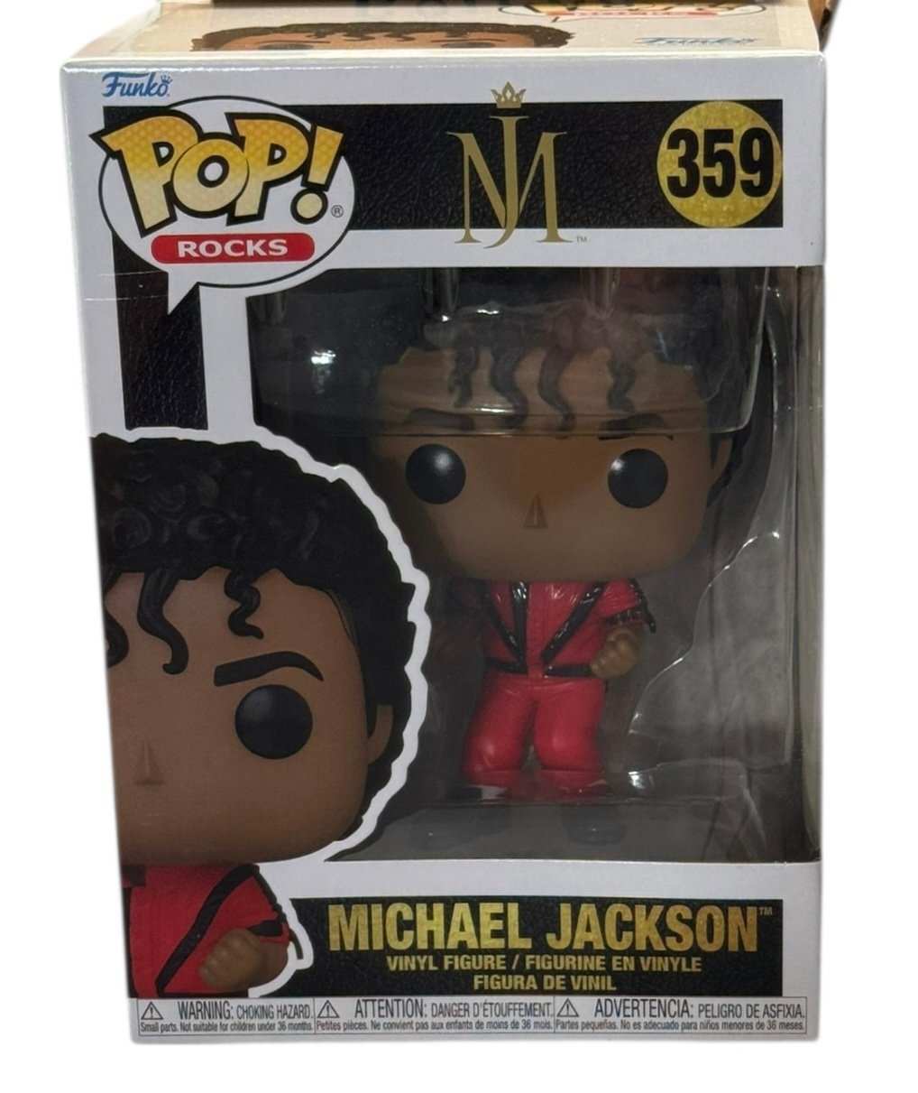 Funko Pop Rocks Michael Jackson Thriller outfit collectible vinyl figure #359 sealed box