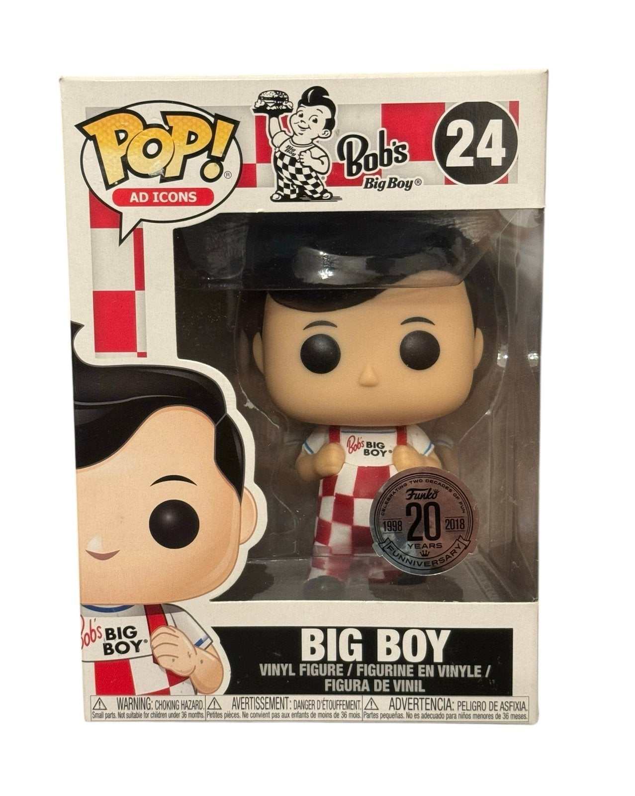 Big Boy Funko Pop 20th Anniversary Ad Icons vinyl figure in packaging