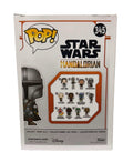 Funko Pop Star Wars The Mandalorian 345 vinyl figure in original packaging with minor shelf wear