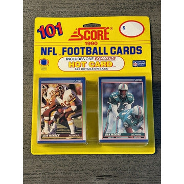 Dan Marino* 1990 Score 101 - NFL SEALED Football Cards & Exclusive NFL Hot Card!