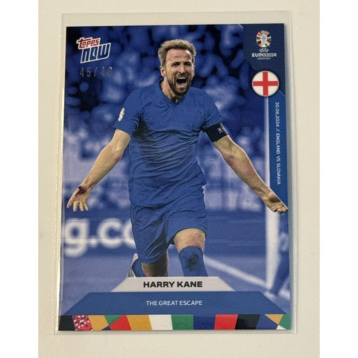 45/49* Harry Kane The Great Escape EURO 2024 TOPPS NOW Card 36 England - PR: 533
