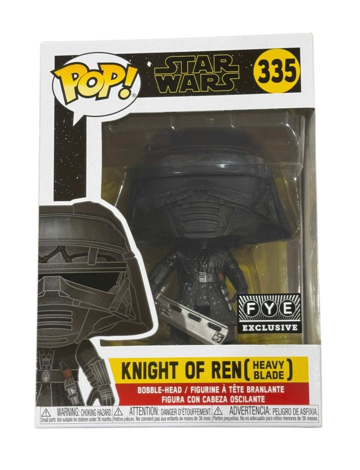Funko POP Star Wars Knight of Ren Heavy Blade #335 FYE Exclusive collectible figure in sealed box