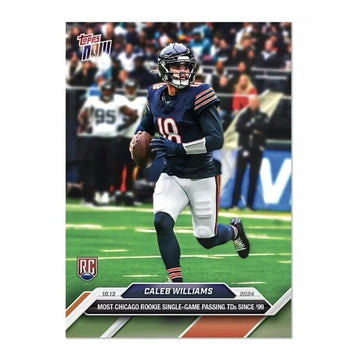 Caleb Williams RC* 2024 TOPPS NOW Football Card NFL Chicago Bears Rookie Card #9