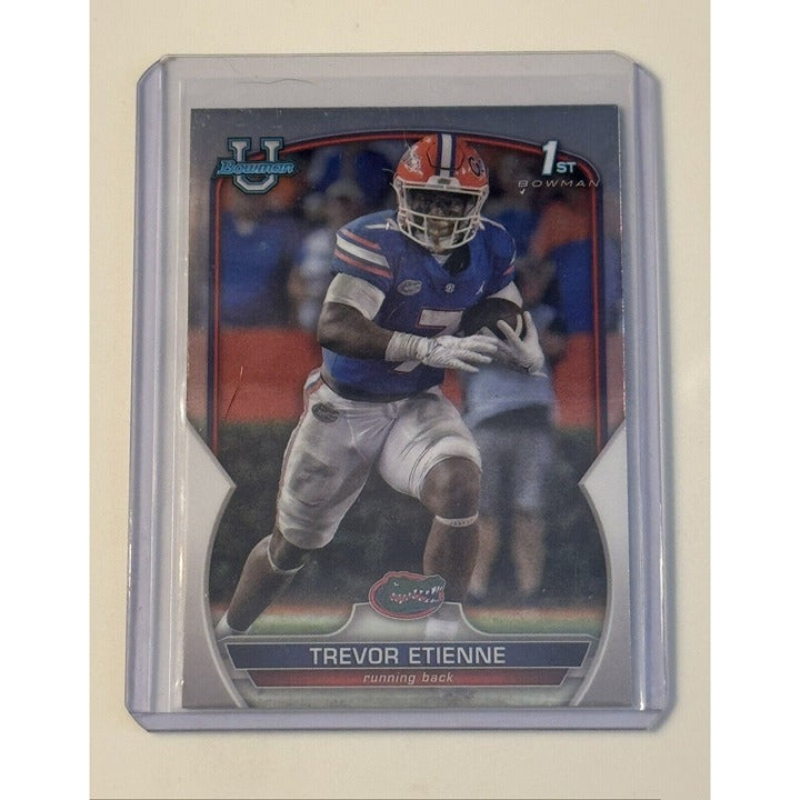 Trevor Etienne RC 2022 1st Bowman University Chrome Card #69 -Gators/NFL Jaguars