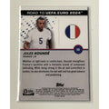 TOPPS PRISTINE ROAD TO EURO 2024 Jules Kounde refractor soccer trading card France national team