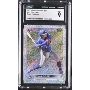 2022 - Topps Complete Sets - MLB - Toronto Blue Jays - Otto Lopez - #422 CGC 9