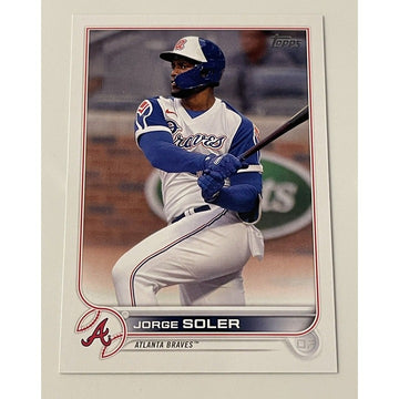 2022 Topps Jorge Soler* - MLB Atlanta Braves/Miami Marlins - Baseball Card #208*
