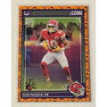 ISIAH PACHECO 2024 Panini Score Halloween Orange Pumpkins NFL KC Chiefs trading card