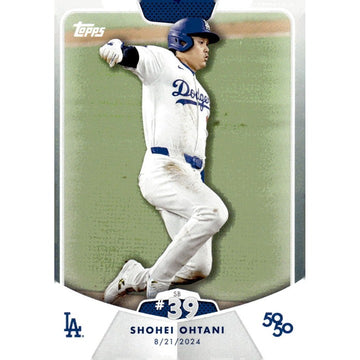 50/50 LIMITED EDITION! Shohei Ohtani MLB LA Dodgers 2024 TOPPS NOW Season #SB 39
