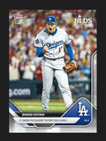 Shohei Ohtani 2025 Topps Now MLB Postseason Pitching Debut Dodgers Card