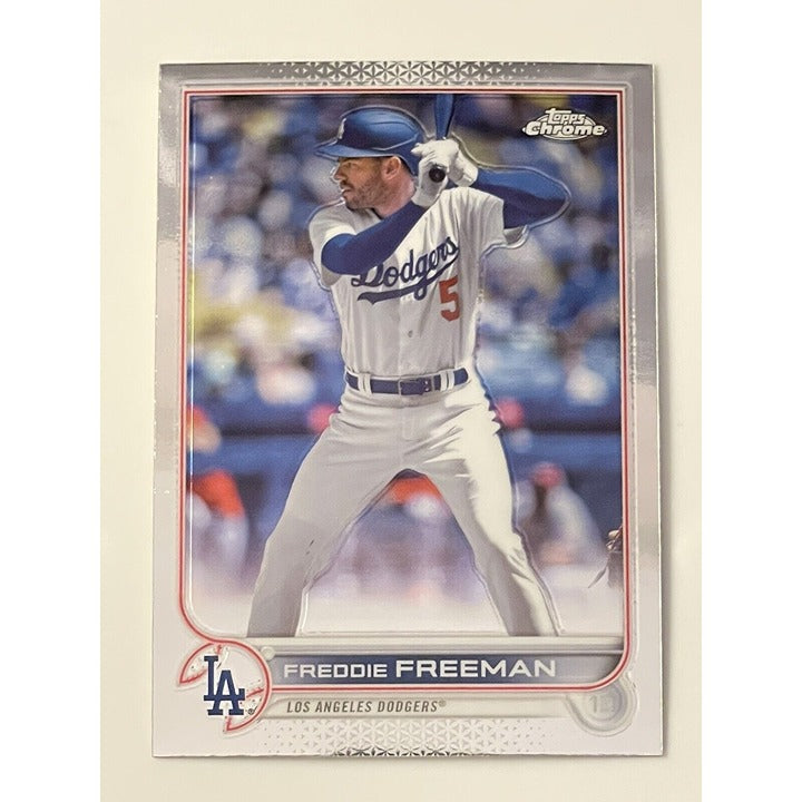 2022 Topps Chrome Update #USC54 Freddie Freeman - MLB Los Angeles Dodgers/Braves