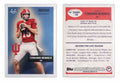 2025 Fernando Mendoza Bowman Chrome rookie card Indiana QB front and back view