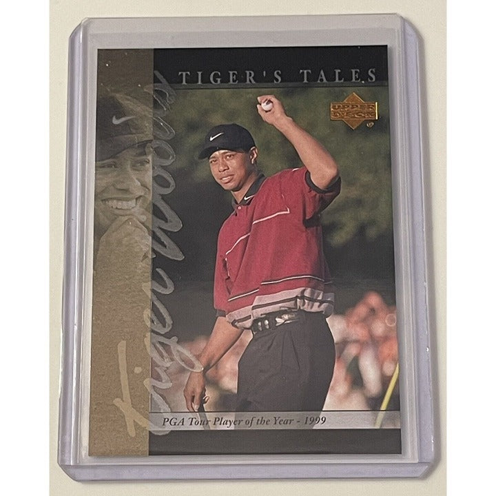 2001 Upper Deck Golf Tiger Tales - Tiger Woods RC Card TT18 - PGA Tour Golf Card