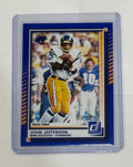 John Jefferson Mint 2025 Donruss Press Proof Chargers WR football card #218 in protective holder