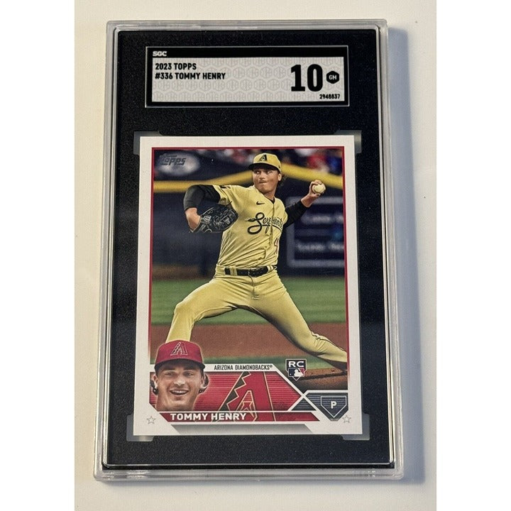 2023 Topps Series 2 Tommy Henry RC - MLB Arizona Diamondbacks Baseball - SGC 10*