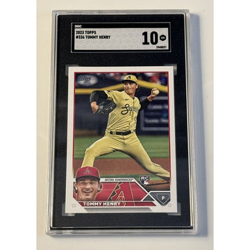 2023 Topps Series 2 Tommy Henry RC - MLB Arizona Diamondbacks Baseball - SGC 10*