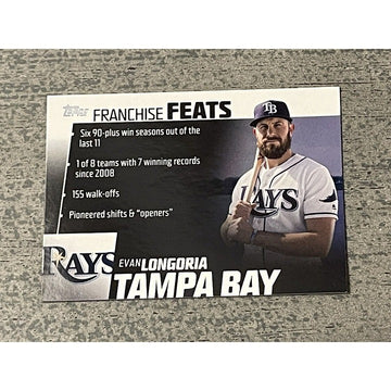 2019 Topps #FF-30 Evan Longoria Franchise Feats - MLB Baseball Card - MLB Giants
