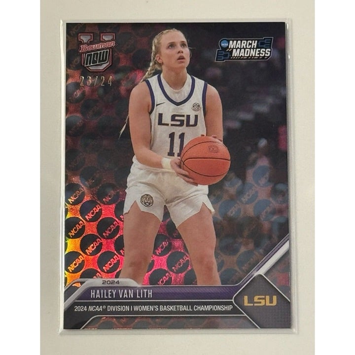 23/24* Hailey Van Lith 2024 BOWMAN U NOW NCAA MARCH MADNESS - Basketball Card 19