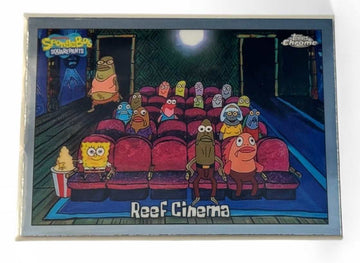 2024 Topps Chrome SpongeBob SquarePants Reef Cinema scene trading card