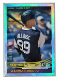 Aaron Judge 2018 Donruss numbered parallel baseball card New York Yankees All Rise low print run