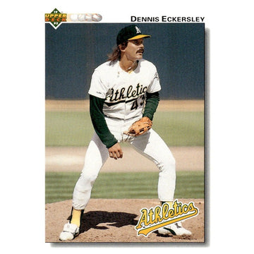 Vintage 1992 Upper Deck Dennis Eckersley MLB HOF Baseball Card #331 - In Action*