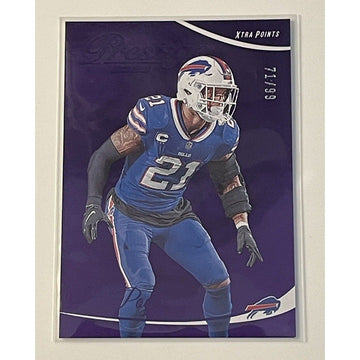 2023 Prestige Panini 71/99 Jordan Poyer  Extra Points NFL Buffalo Bills Card #33