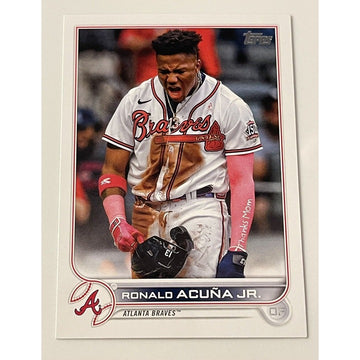 2022 Topps Series 1 Ronald Acuna Jr. MLB Atlanta Braves Baseball Card #200 40/70