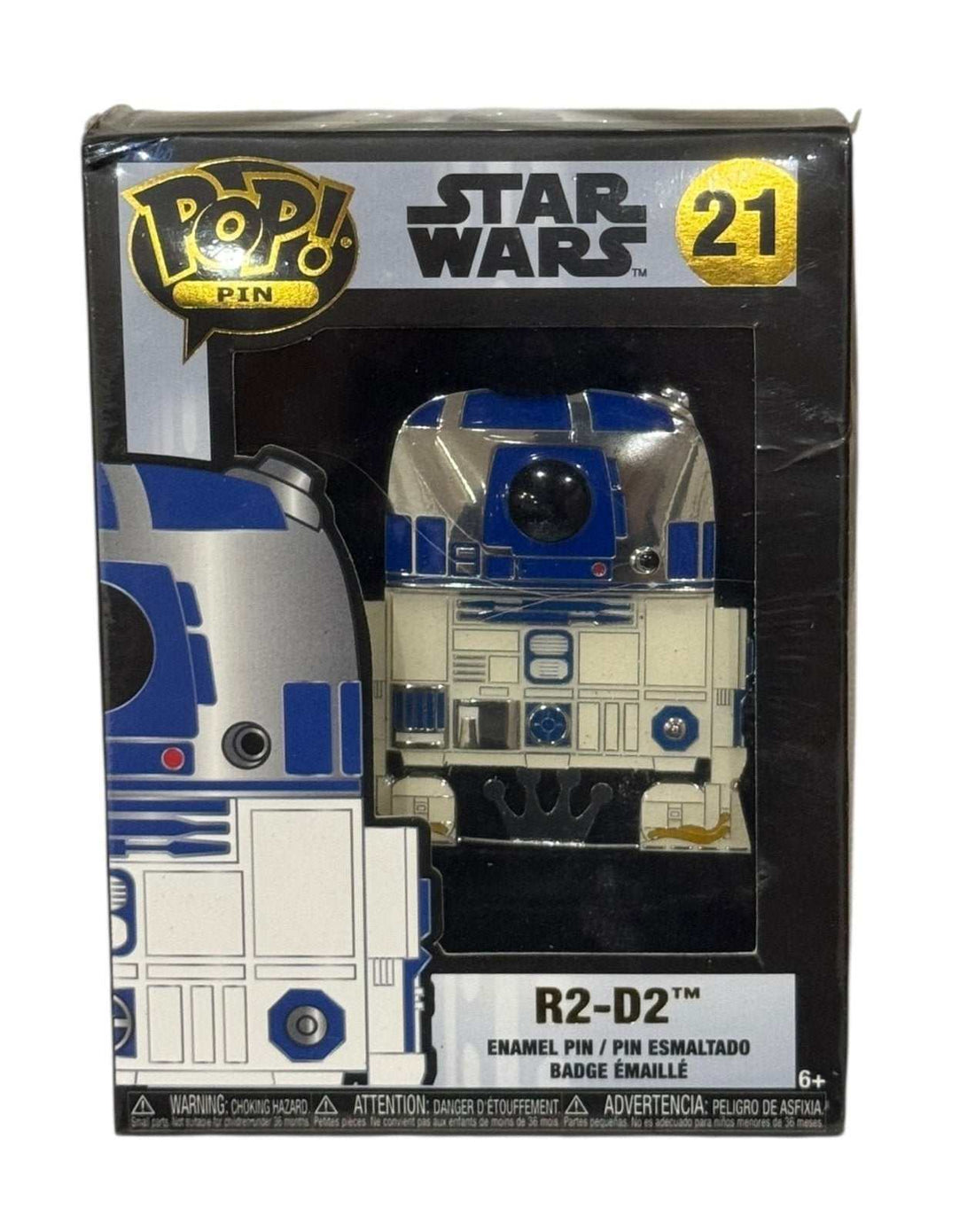 Funko Pop Pin Star Wars R2D2 enamel collectible pin in display box