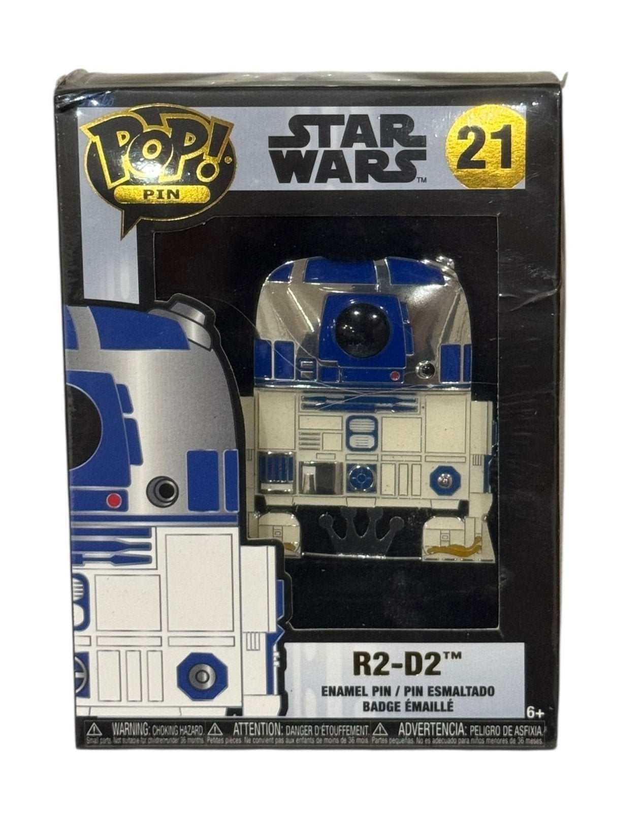 Funko Pop Pin Star Wars R2D2 enamel collectible pin in display box