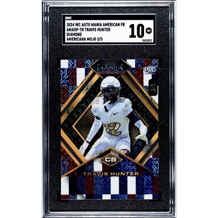 3/5 Travis Hunter 2024 Mania American PRC Heisman Winner 2025 NFL Draft - SGC 10