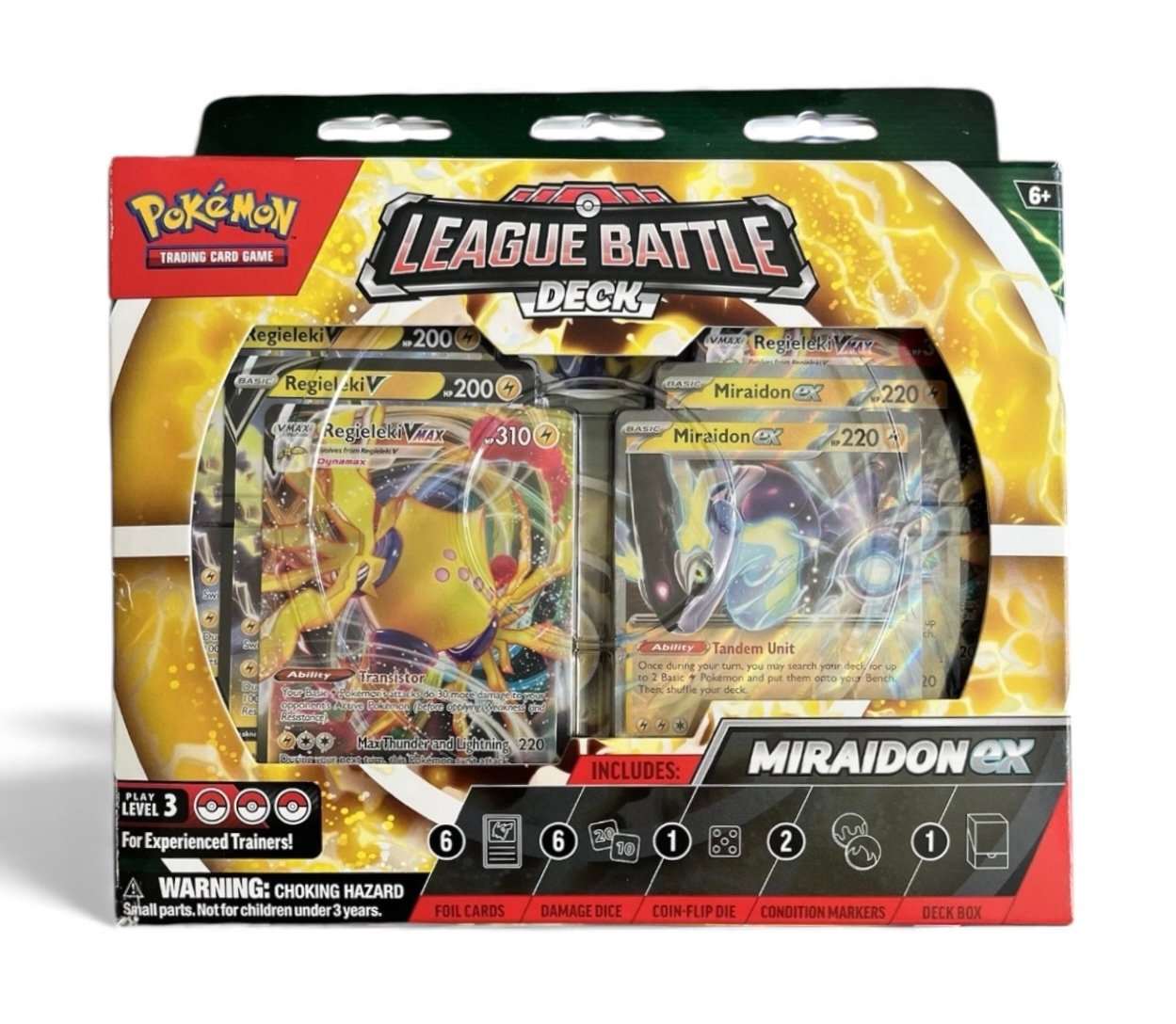 Pokémon League Battle Deck Miraidon ex Regieleki VMAX factory sealed with cards dice and strategy sheet