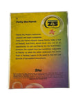Topps Chrome SpongeBob 25th Anniversary Potty the Parrot #5 trading card back with character text
