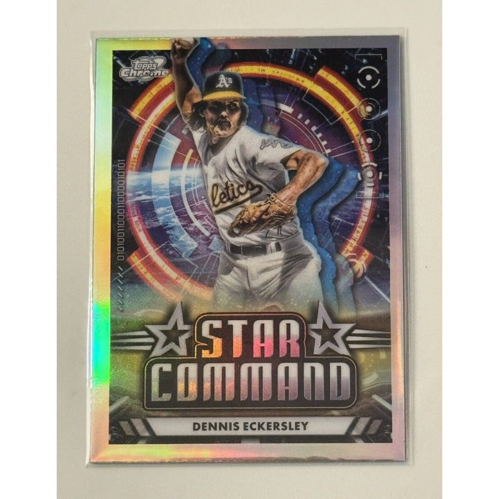 2024 Topps Cosmic Chrome Star Command Dennis Eckersley MLB Oakland Athletics SC6