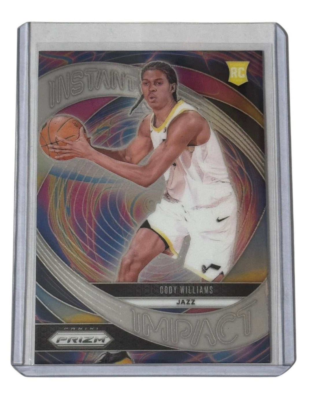 Cody Williams Panini Cody Williams RC Utah Jazz Panini Prizm Instant Impact Rookie Card