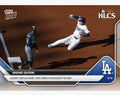 Shohei Ohtani 2025 Topps Now NLCS card #875 Dodgers leadoff triple postseason baseball collectible