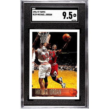 1996-97 Topps Michael Jordan* NBA Chicago Bulls HOF Basketball Card #139 - SGC 9
