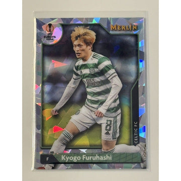 154/250 Kyogo Furuhashi RC 2021-22 Topps Merlin Refractor Chrome UCL  #66 Futbol