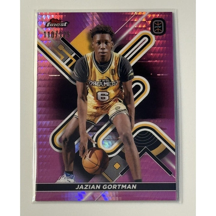 2022-23 Topps OTE Finest Jazian Gortman 110/125 Rook Refractor Auto 22 NBA Bucks