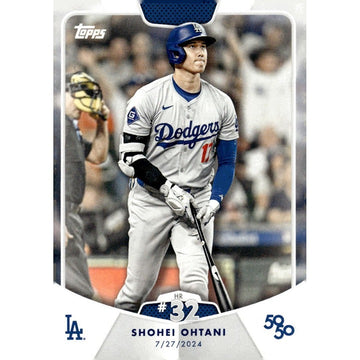 50/50 LIMITED EDITION* Shohei Ohtani MLB LA Dodgers 2024 TOPPS NOW Season #HR 32